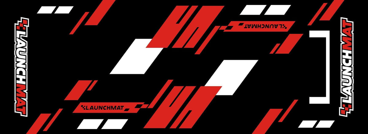 Carpeted Motorcycle Mats (Block Design)